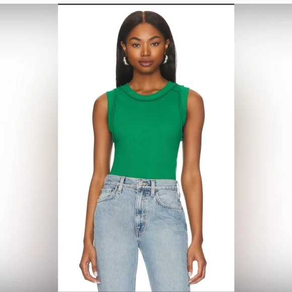 Free People We The Free Kate Ribbed Tank - Picture 1 of 3